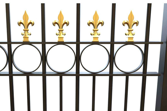 Railings - Salisbury - Style 3A - Wrought Iron Decorative Railing