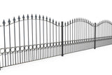 Railings - Somerset - Style 12A - Mendip - Wrought Iron Variable Height Railing