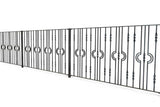 Railings - Wiltshire - Style 7 - Decorative Iron Fence