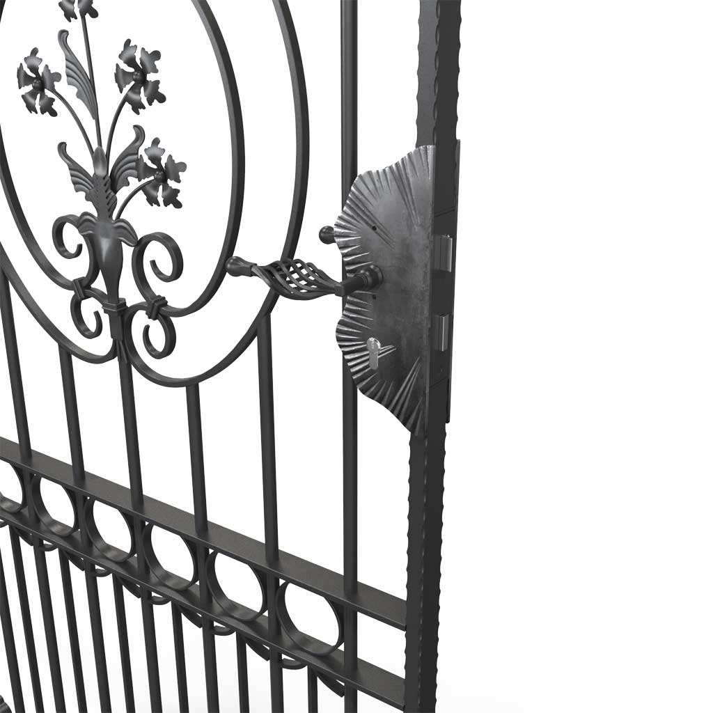 Feather Edged Gate lock Plate Cover