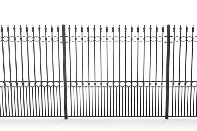 Tall Railings - Brixham - Style 10D - Tall Wrought Iron Railing