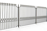 Tall Railings - Salisbury - Style 3B - Tall Decorative Wrought Iron Railing