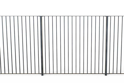 Glastonbury - Style 9 - Metal railings - knotted