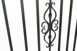 Tall Railings - St Albans - Style 17C - Tall Wrought Iron Railing With Dog Bars
