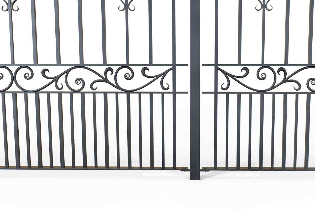 Tall Railings - St Albans - Style 17D - Tall Wrought Iron Railing With ...