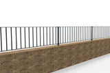 Wall Top Railings - Sandhurst - Style 30 - Wall Railing.