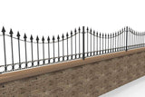 Wall Top Railings - Somerset - Style 12C - Wall Railing